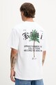 Karl Kani t-shirt bawełniany nadruk biały PD00005330