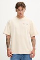 Karl Kani t-shirt bawełniany PD00005333 beżowy