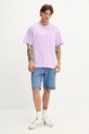 Karl Kani t-shirt bawełniany PD00005334 fioletowy SS25