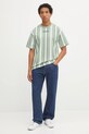 Karl Kani t-shirt bawełniany PD00005338 zielony SS25