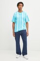 Karl Kani t-shirt bawełniany PD00005339 niebieski SS25