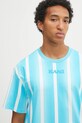 Karl Kani t-shirt bawełniany niebieski PD00005339