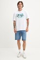 Karl Kani t-shirt bawełniany PD00005354 biały SS25