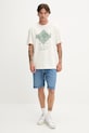 Karl Kani tricou din bumbac PD00005356 bej SS25