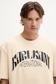 Karl Kani tricou din bumbac bej PD00005360