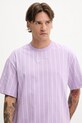 Karl Kani tricou din bumbac violet PD00005364