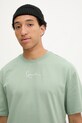 Karl Kani tricou din bumbac verde PD00008142