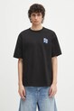 Ader Error t-shirt Apparel-Top rilassato nero BN42FYTS0104BK