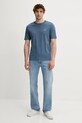 Marc O'Polo t-shirt bawełniany 524201251054 niebieski SS25