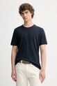 Marc O'Polo tricou din bumbac uni bleumarin 536217651270