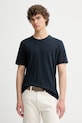 Marc O'Polo tricou din bumbac uni bleumarin 536217651270