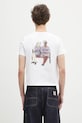 JW Anderson tricou din bumbac Anchor Embroidery Back Print bumbac alb JT0269.PG1510.001