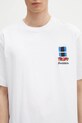 JW Anderson t-shirt bawełniany Window Embroidery biały JT0283.PG1510.001