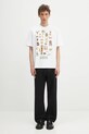 Pamučna majica JW Anderson Diorama Printed JT0288.PG1551.001 bijela