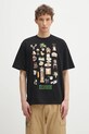 JW Anderson tricou din bumbac Diorama Printed print negru JT0288.PG1551.999
