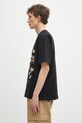 Памучна тениска JW Anderson Diorama Printed JT0288.PG1551.999 черен SS25