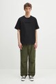 JW Anderson cotton t-shirt Logo Embroidery JT0258.PG1510.999 black