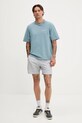 Abercrombie & Fitch t-shirt bawełniany KI123.5060.213 niebieski SS25