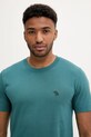 Odzież Abercrombie & Fitch t-shirt bawełniany KI124.5263.300 turkusowy