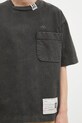 Pamučna majica Maison MIHARA YASUHIRO Amateur Sewn Tee crna A14TS601