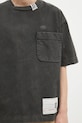Maison MIHARA YASUHIRO t-shirt in cotone Amateur Sewn Tee nero A14TS601