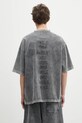 Odjeća Pamučna majica Maison MIHARA YASUHIRO Bleached Tee A14TS622 siva