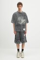 Pamučna majica Maison MIHARA YASUHIRO Bleached Tee A14TS622 siva
