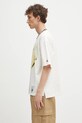 Βαμβακερό μπλουζάκι Maison MIHARA YASUHIRO Smily Face Printed Distressed Tee J14TS762 λευκό SS25