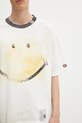 Памучна тениска Maison MIHARA YASUHIRO Smily Face Printed Distressed Tee бял J14TS762