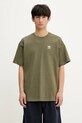 adidas Originals t-shirt bawełniany Ess Nc Oc Tee aplikacja zielony KE6582