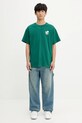 adidas Originals t-shirt bawełniany Florals Logo KE6588 zielony