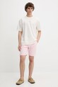 Bavlnené tričko Hollister Co. KI323.5007.101 béžová SS25