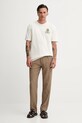 Hollister Co. tricou din bumbac KI323.5271.101 bej SS25