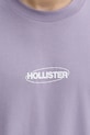 Hollister Co. t-shirt KI323.5272.630 fioletowy