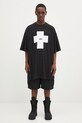 032C t-shirt bawełniany 'Point Zero' S25.URC.0152.050 czarny