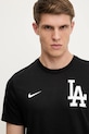 Nike pamut póló Los Angeles Dodgers fekete N199.00A.LD.9UX