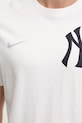 Nike tricou din bumbac New York Yankees N199.10A.NK.9UX alb