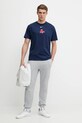 Nike t-shirt bawełniany Boston Red Sox 01AY.44B.BQ.32K granatowy SS25