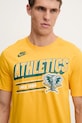 Bavlnené tričko Nike Oakland Athletics 1982-92 oranžová N199.79Q.OKA.CUE