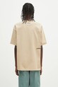 Odzież AAPE t-shirt bawełniany Now AAPTEM1598XXO beżowy
