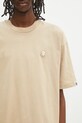 AAPE t-shirt bawełniany Now beżowy AAPTEM1598XXO