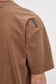 Хлопковая футболка AAPE Now AAPTEM1603XXO коричневый