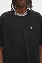 Хлопковая футболка AAPE Now чёрный AAPTEM1604XXO