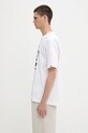 Хлопковая футболка AAPE Basic AAPTEM1639XXO белый SS25