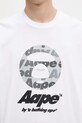 AAPE t-shirt bawełniany Basic biały AAPTEM1639XXO