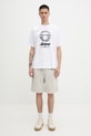 Хлопковая футболка AAPE Basic AAPTEM1639XXO белый