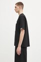 AAPE t-shirt bawełniany Basic AAPTEM1643XXO czarny SS25