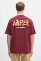 Clothing AAPE cotton t-shirt Theme Aaper AAPTEM1617XXO maroon