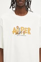 AAPE tricou din bumbac Theme Aaper bej AAPTEM1616XXO