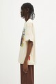 Памучна тениска AAPE Theme Aaper AAPTEM1613XXO бежов SS25